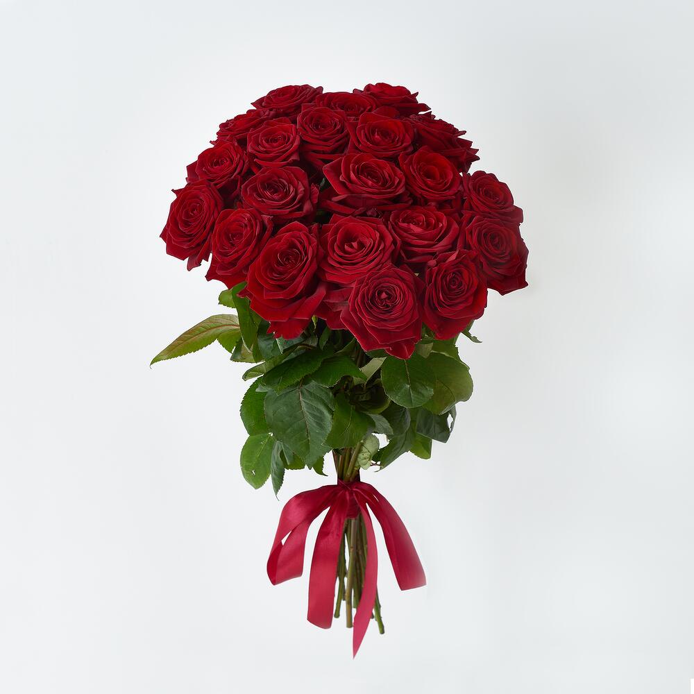 Роскошный букет из 21 красной розы – воплощение искренних чувств Абаза Республика Хакасия