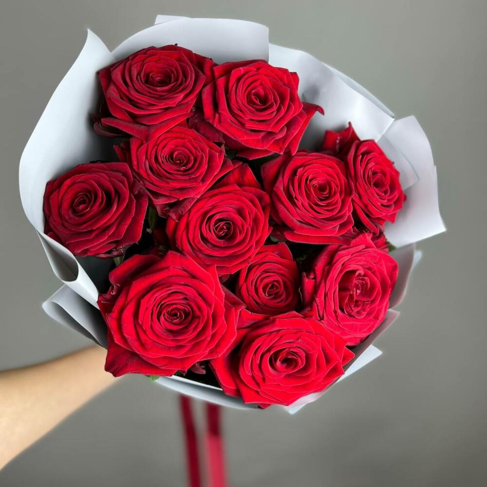 Букет «Красный бархат» – роскошь эквадорских роз Абаза Республика Хакасия