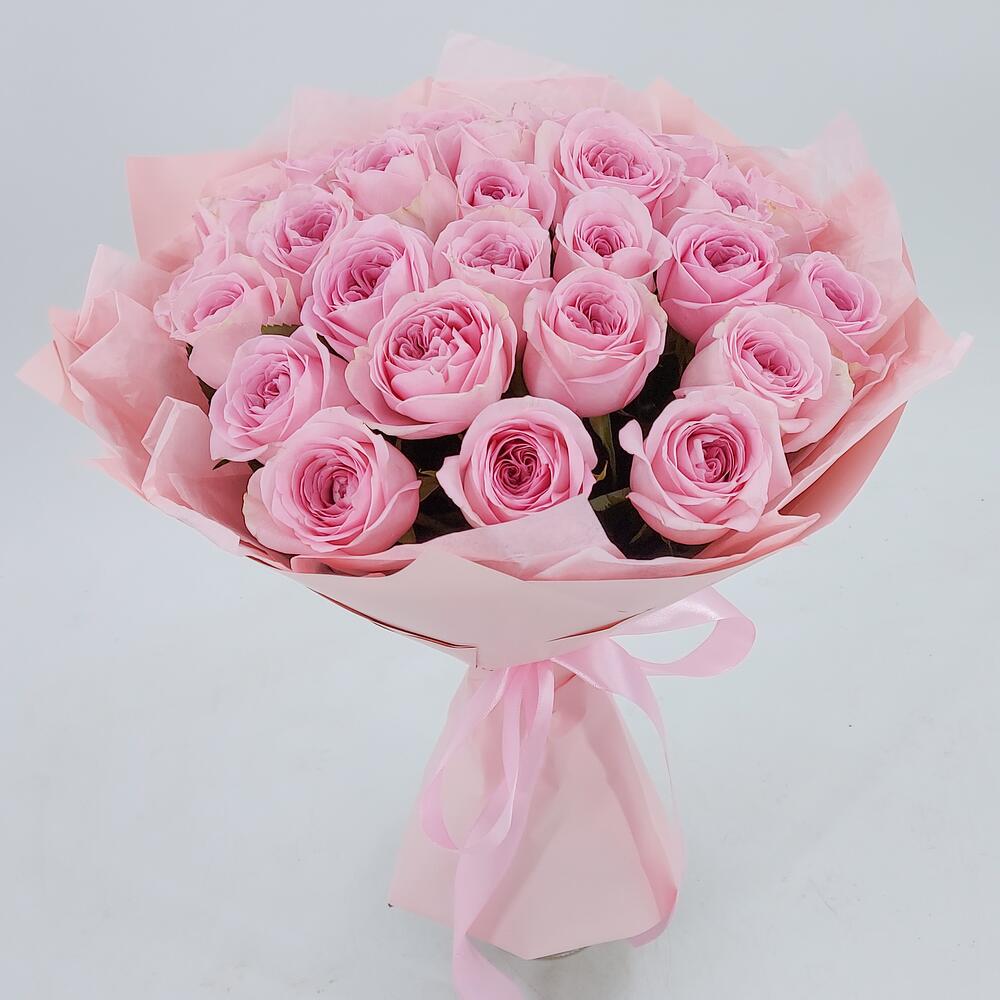 Букет из нежно-розовых роз – элегантность в каждом лепестке Абаза Республика Хакасия