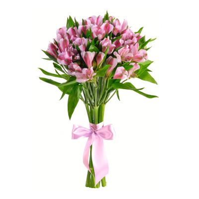 Букет «Хорошее настроение» из розовых альстромерий – солнечный подарок Абаза Республика Хакасия