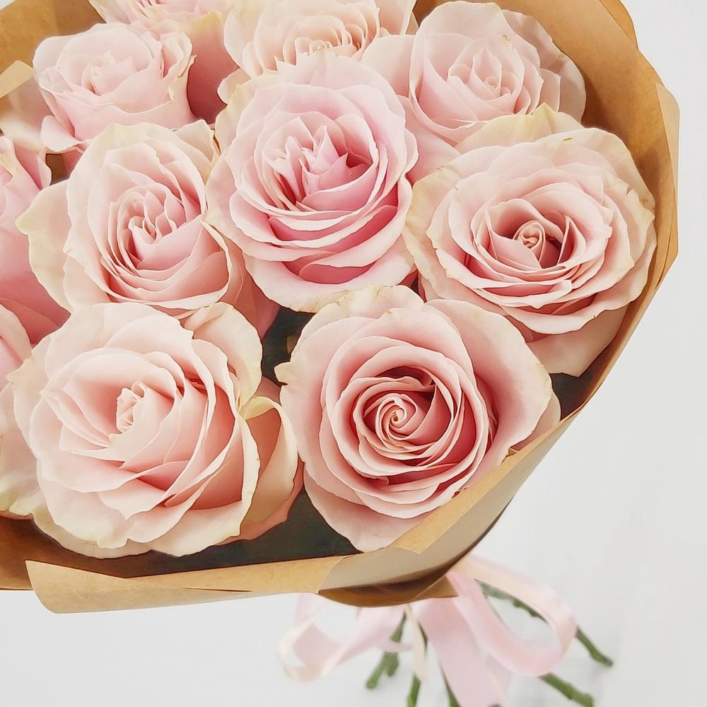 Букет из 11 розовых роз – нежность в каждом лепестке Абаза Республика Хакасия