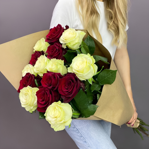 Букет «Инь-Ян» – гармония страсти и чистоты Абаза Республика Хакасия